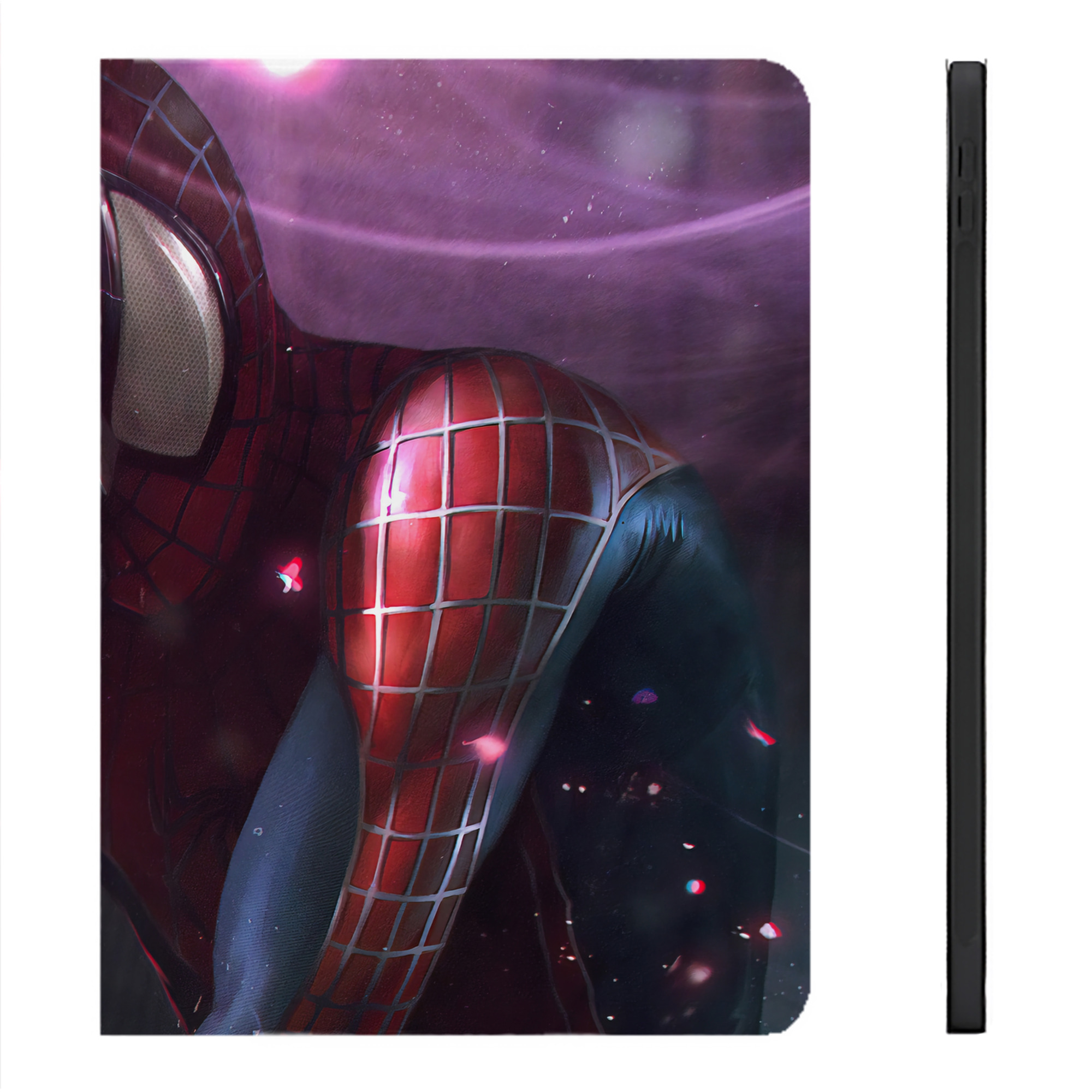 Spider Man スパイダーマン IPadケース ペンホルダー付き ブックスタイルデザイン